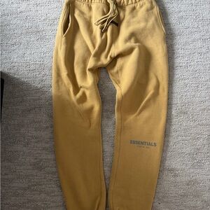 Essentials Men's Mustard Joggers